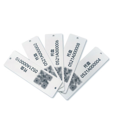 La palette de la boîte RFID de chiffre d'affaires étiquette la norme à haute fréquence de fréquence ultra-haute de 80*25mm