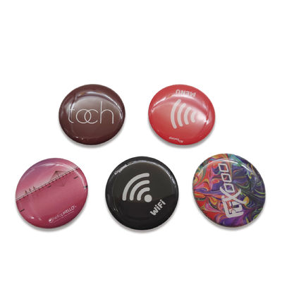 Substrat RFID d'ANIMAL FAMILIER sur étiquettes époxydes de NFC en métal de l'étiquette 30mm en métal d'anti