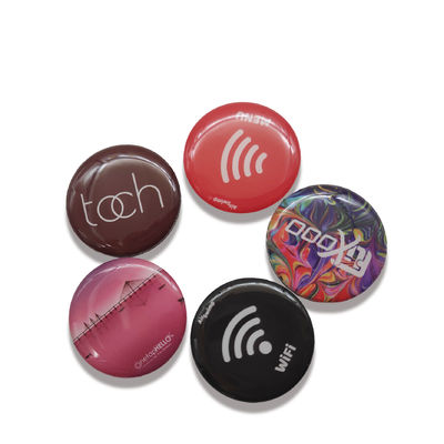 Substrat RFID d'ANIMAL FAMILIER sur étiquettes époxydes de NFC en métal de l'étiquette 30mm en métal d'anti