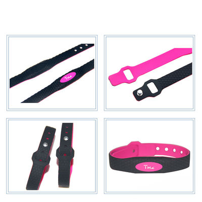 13.56Mhz l'étiquette de bracelet du silicone RFID pour la santé matraque la région de loisirs