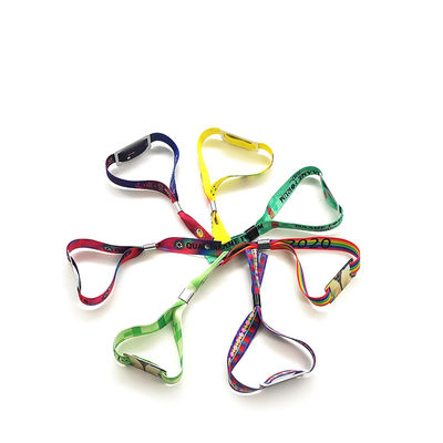 Textile tissé jetable de bracelets de Rfid de corde de tissu une fonction d'utilisation de temps