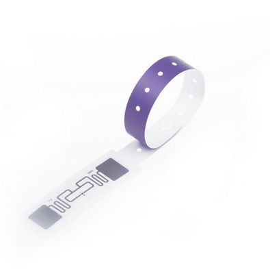 Bracelet jetable 210*35mm de Rfid de papier de preuve de l'eau 250*30mm