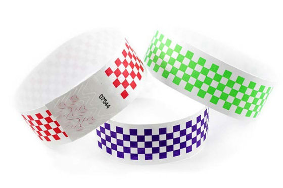 Bracelet jetable 210*35mm de Rfid de papier de preuve de l'eau 250*30mm