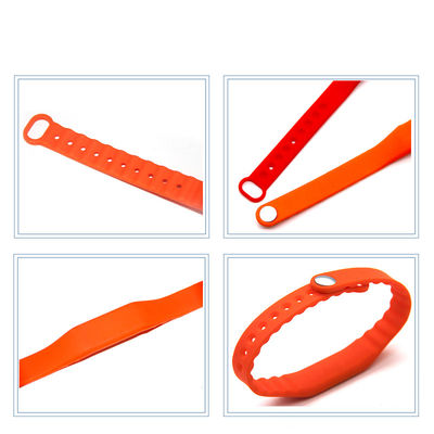 Bracelet réglable de silicium de l'étiquette RFID de bracelet de FM11RF08 RFID