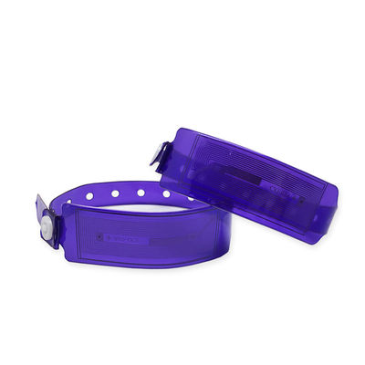 Étiquette médicale de bracelet de PVC RFID pour des patients présentant des désordres d'expression d'individu