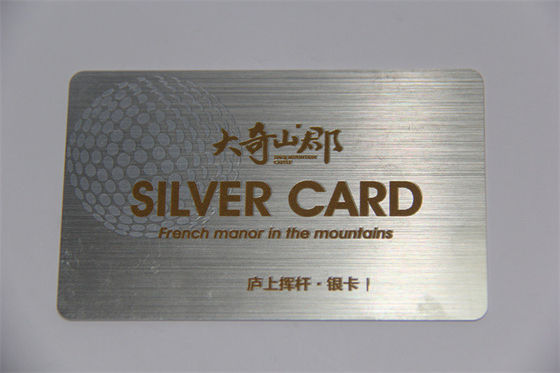 hologramme futé argenté de carte de 85.5*54mm IC dessinant le matériel de PVC
