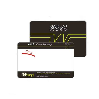 Carte 58mm×89.6mm d'ISO14443A Smart IC 100000 fois réinscriptibles