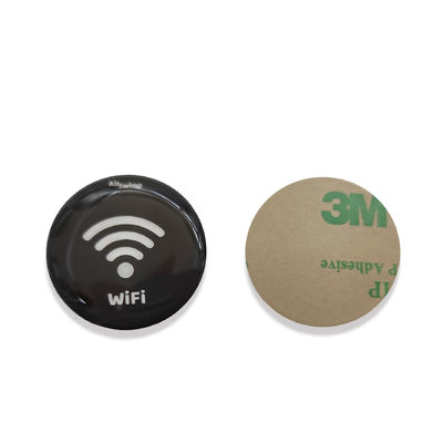 Étiquette époxyde ISO14443A de la carte 13.56MHZ Nfc d'époxyde du diamètre 30mm