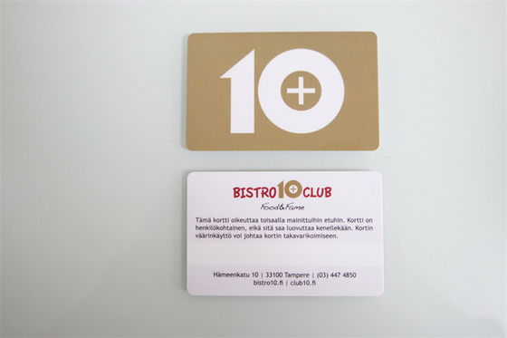 Le PVC biodégradable de YURI RFID Smart carde favorable à l'environnement