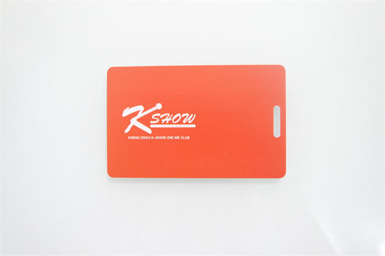 matériel d'emballage de PVC de la carte 13.56MHZ de 85.5*54*0.84mm M1 RFID