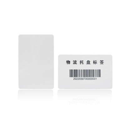 La palette RFID de logistique étiquettent la personnalisation personnalisée par 80*25mm de carte