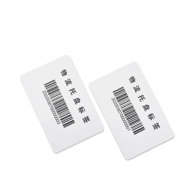 La palette RFID de logistique étiquettent la personnalisation personnalisée par 80*25mm de carte