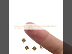 Diamètre programmable 20/25/30/35mm de petites tailles d'étiquettes de NFC de FPC RFID