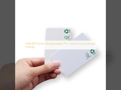 Le PVC biodégradable de YURI RFID Smart carde favorable à l'environnement