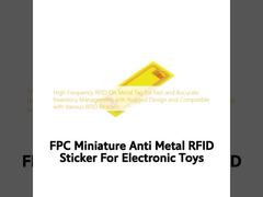 Étiquette RFID haute fréquence sur métal pour une gestion d'inventaire rapide et précise avec une conception robuste et compatible avec divers lecteurs RFID