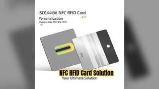 Carte NFC RFID ISO14443A, puce à bande magnétique 216